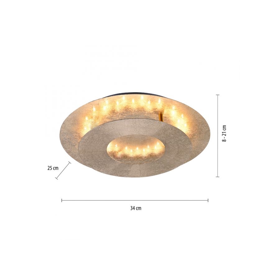 Paul Neuhaus 9011-12 - LED Mennyezeti lámpa NEVIS LED/6W/230V arany