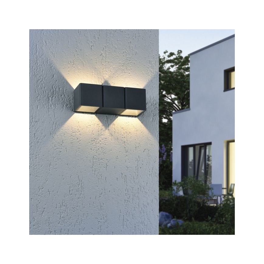 Paul Neuhaus 9658-13 - LED Kültéri fali lámpa MARCEL 2xLED/4W/230V IP54