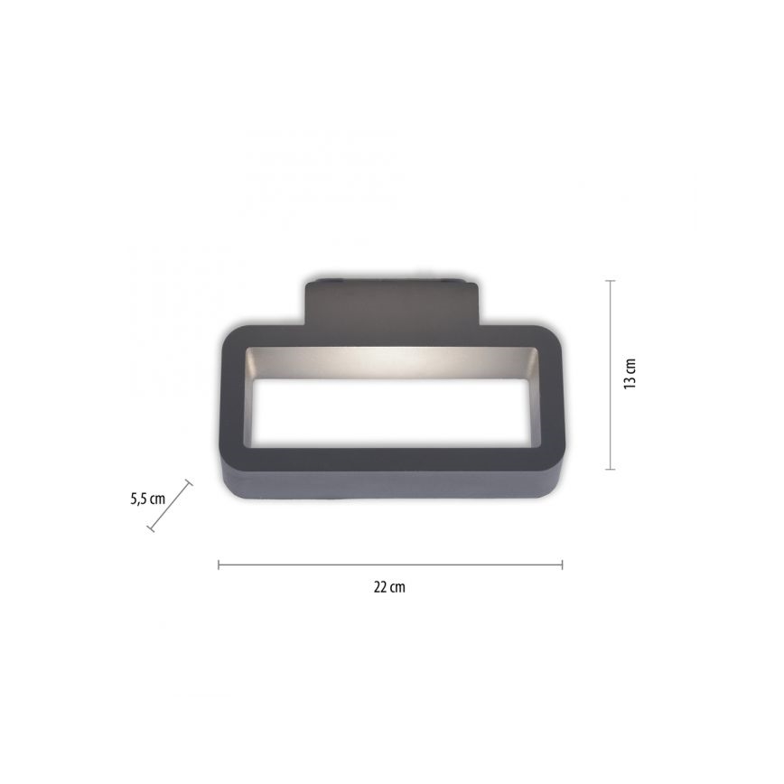 Paul Neuhaus 9668-13 - LED Kültéri fali lámpa HENDRIK LED/5,2W/230V IP54