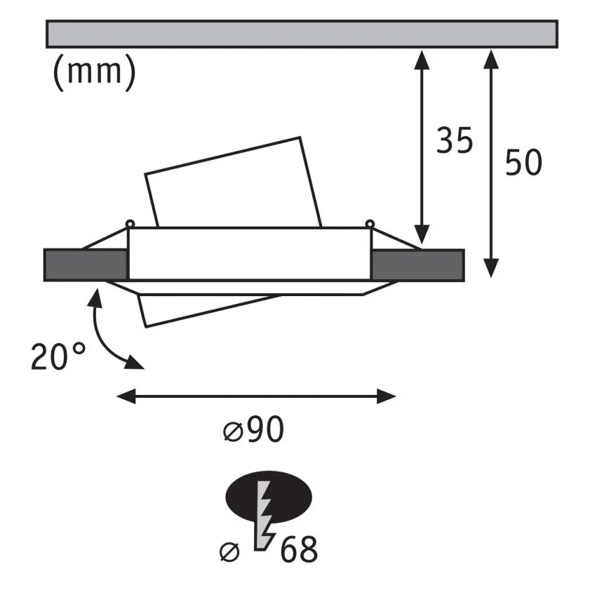 Paulmann 92468 - KÉSZLET 3xLED RGBW/4,9W Dimmelhető függesztett mennyezeti lámpa SMART 230V 3000-6500K