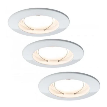 Paulmann  92721 - KÉSZLET 3xLED/6,8W IP44 Fürdőszobai beépíthető lámpa COIN 230V