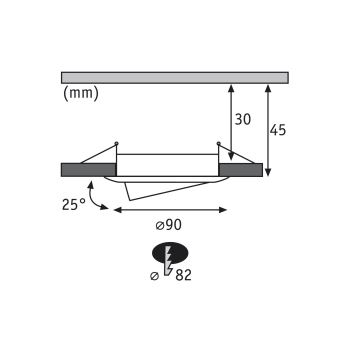 Paulmann 92817 - KÉSZLET 3xLED/7W IP23 Dimmelhető fürdőszobai függesztett mennyezeti lámpa COIN 230V