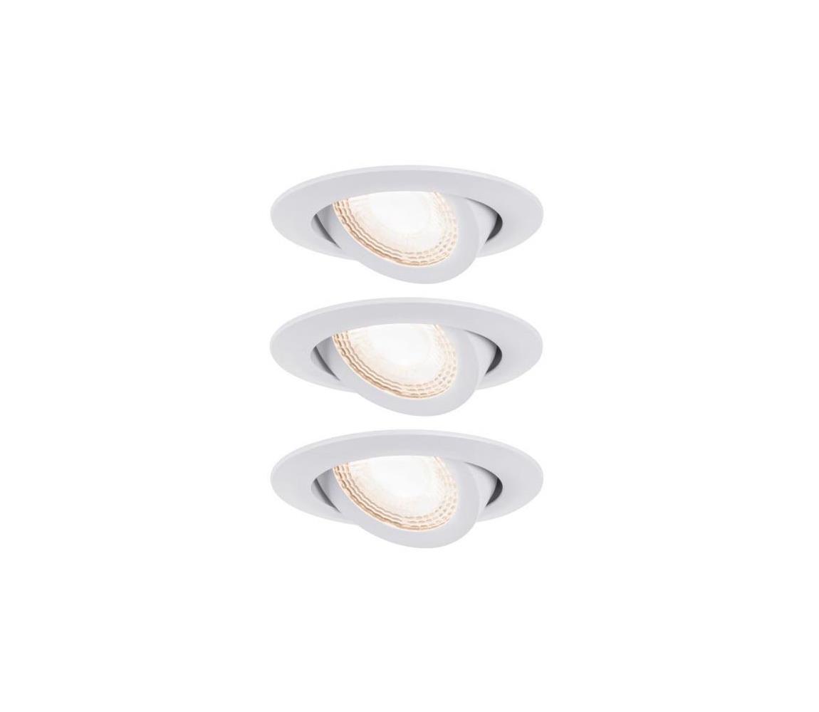 Paulmann 92985 LED beép. spot 3 x 6W, fehér matt