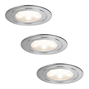 Paulmann 93570 - KÉSZLET 3xLED/5,3W Szabályozható beépíthető lámpa  MICRO LINE 230V