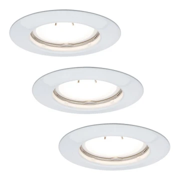 Paulmann 93655 - KÉSZLET 3xLED-GU10/4,5W Beépíthető lámpa 230V