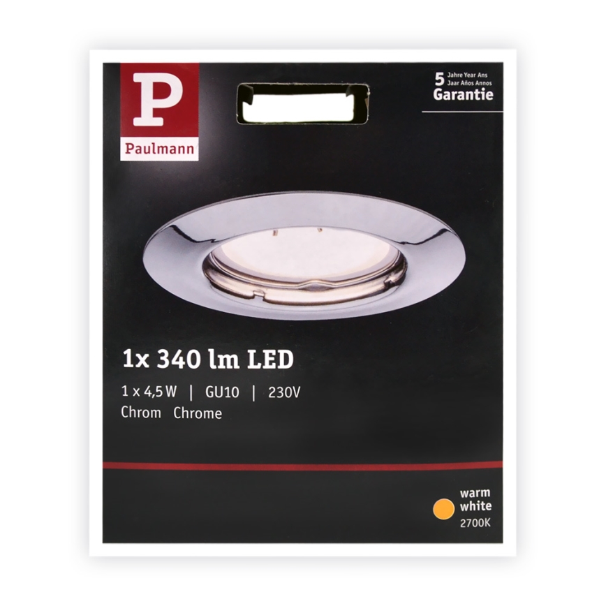 Paulmann 93660 - LED/4,5W Beépíthető lámpa PREMIUM LINE 230V