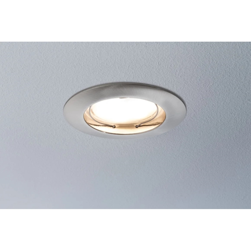 Paulmann 93976 - KÉSZLET 3xLED/6,8W IP44 Fürdőszobai beépíthető lámpa COIN 230V