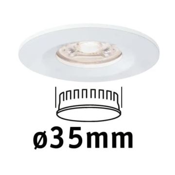 Paulmann 94298 - LED/4W IP44 Fürdőszobai beépíthető lámpa COIN 230V