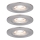 Paulmann 94301 - KÉSZLET 3x LED/4W IP44 Fürdőszobai beépíthető lámpa NOVA 230V