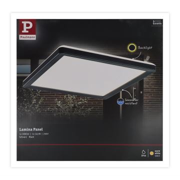 Paulmann 94661 - LED/14,5W IP44 Kültéri lámpa LAMINA 230V fekete