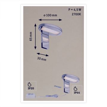 Paulmann 99088 - LED/3,2W Tükörmegvilágító RING 230V