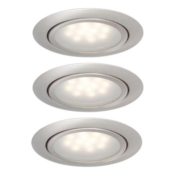 Paulmann 99812 - KÉSZLET 3xLED/1W Beépíthető lámpa MICRO LINE 230V