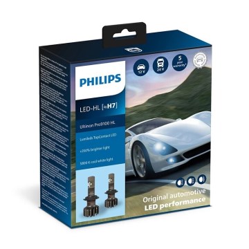 Philips 11972U91X2 - KÉSZLET 2x LED Autó izzó Ultinon Pro9100 H7 PX26d/13,2W/12/24V 5800K