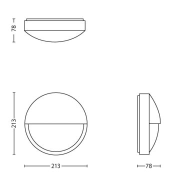 Philips - LED Kültéri fali lámpa CAPRICORN LED/6W/230V IP44