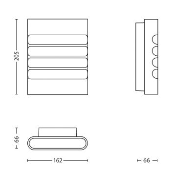 Philips - LED Kültéri lámpa LED/3W IP44