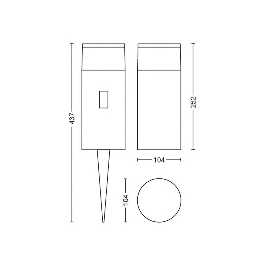 Philips - LED Kültéri lámpa Hue CALLA LED-RGB/8W/230V IP65