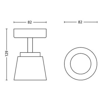 Philips 53340/31/16 - LED spotlámpa DENDER 1xLED/4W/230V