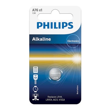 Philips A76/01B - Alkáli gombelem MINICELLS 1,5V 155mAh