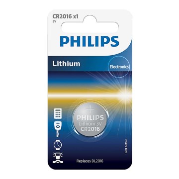 Philips CR2016/01B - Lítium gombelem CR2016 MINICELLS 3V 90mAh