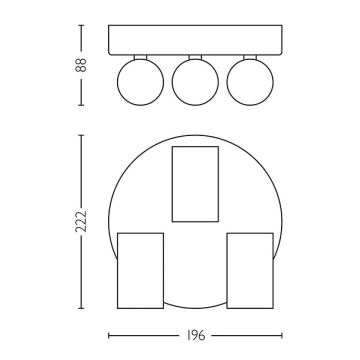 Philips - Fürdőszobai spotlámpa IDRIS 3xGU10/5W/230V IP44 fehér