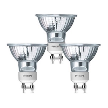 Philips HALOGEN TWISTLINE halogén izzó 3 db-os szett GU10/50W/230V