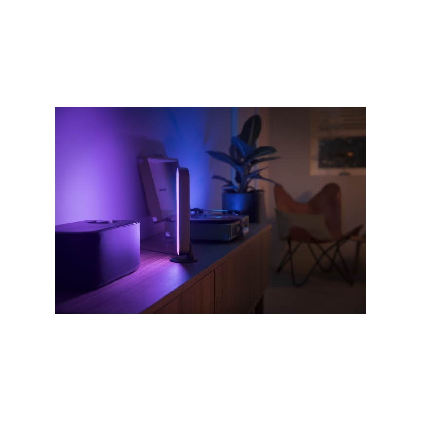 Philips - LED RGB Dimmelhető asztali lámpa HUE AMBIANCE LED/6W/230V fekete