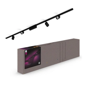 Philips  - KÉSZLET 4xLED RGB Dimmelhető spotlámpa sínrendszerhez Hue PERIFO LED/20,8W/230V 2000-6500K