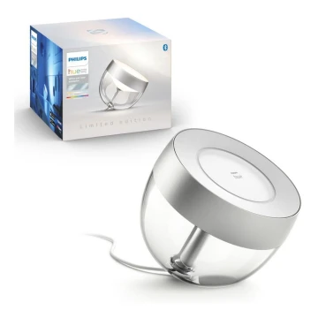 Philips - LED Asztali lámpa Hue IRIS LED/10W/230V ezüst