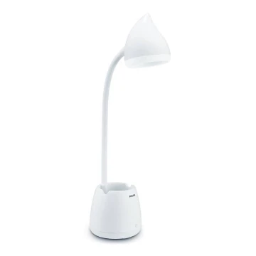 Philips - LED Dimmelhető érintős asztali lámpa HAT LED/4,5W/5V 3000/4000/5700K CRI 90