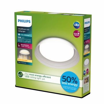 Philips - LED Dimmelhető mennyezeti lámpa FLETA LED/10W/230V 2700K átlátszó