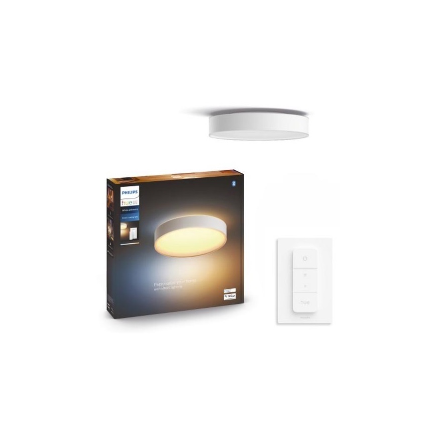 Philips - LED Dimmelhető mennyezeti lámpa Hue LED/33,5W/230V 2200-6500K átm. 425 mm fehér + távirányítás