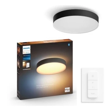 Philips - LED Dimmelhető mennyezeti lámpa Hue LED/33,5W/230V 2200-6500K átm. 425 mm fekete + távirányítás