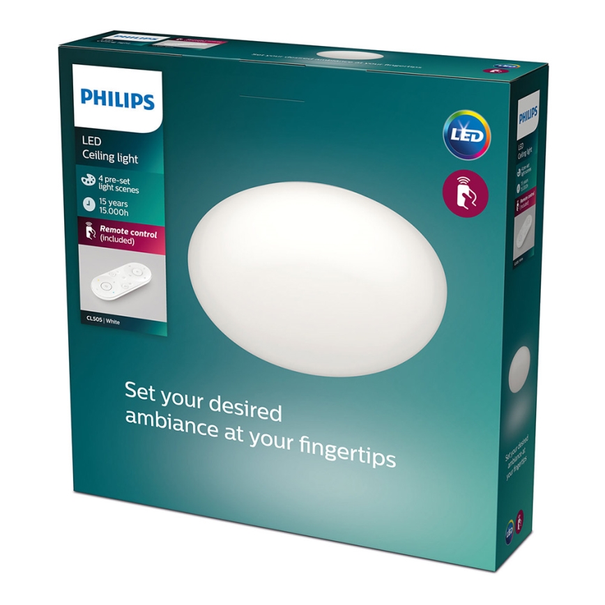 Philips - LED Dimmelhető mennyezeti lámpa 1xLED/23W/230V + távirányító