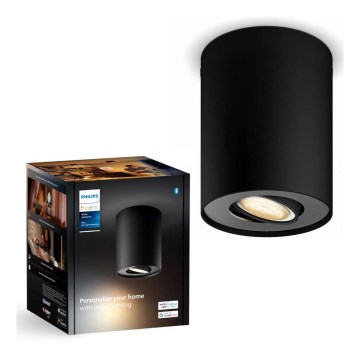 Philips - LED Dimmelhető spotlámpa Hue PILLAR 1xGU10/4,2W/230V 2200-6500K fekete