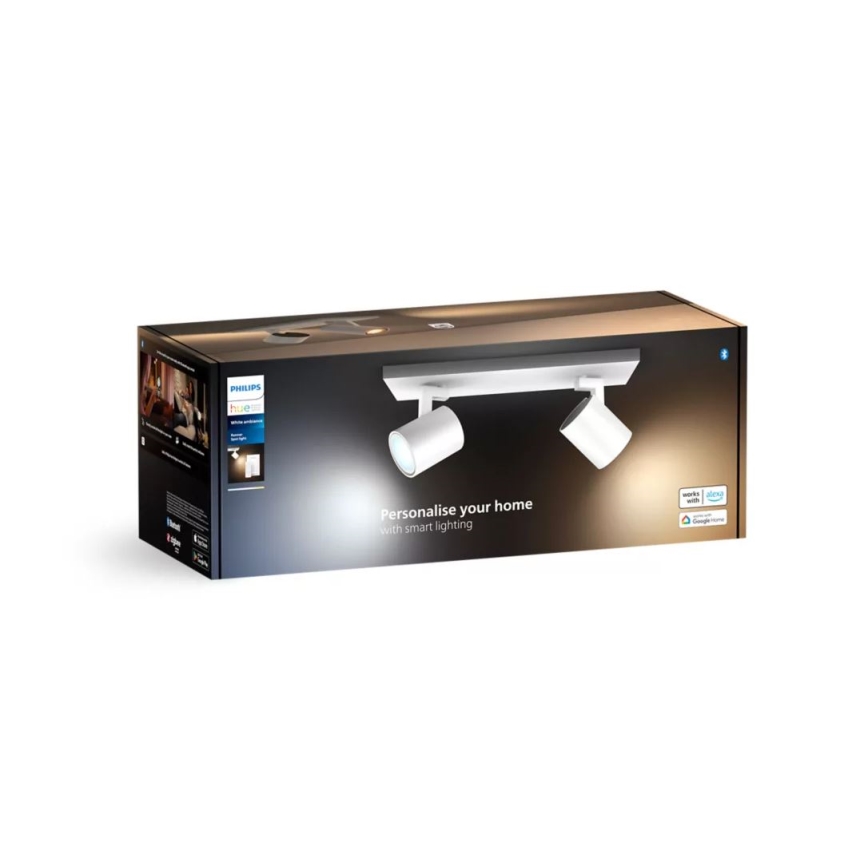 Philips - LED Dimmelhető spotlámpa Hue RUNNER 2xGU10/4,2W/230V 2200-6500K + távirányítás fehér