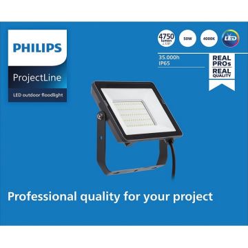 Philips - LED Kültéri reflektor PROJECTLINE LED/50W/230V IP65 4000K