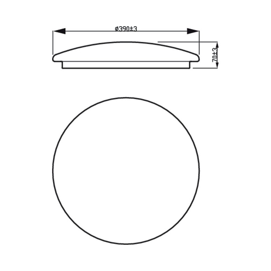 Philips - LED Mennyezeti lámpa LED/20W/230V 4000K