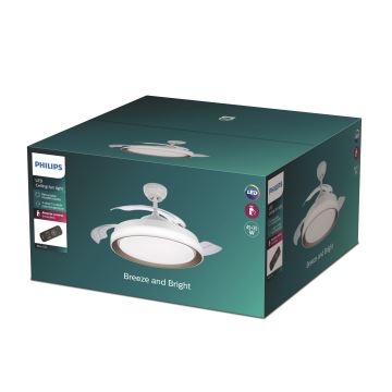 Philips - LED Mennyezeti ventilátor LED/35W/230V 5500/4000/3000K + távirányító