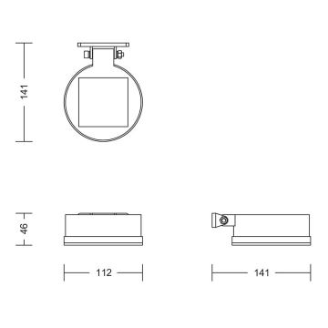 Philips - LED Napelemes fali lámpa VYNCE LED/1,5W/3,7V IP44