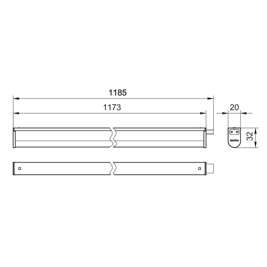 Philips - LED Pultmegvilágító PROJECTLINE LED/13W/230V 3000/4000/6500K