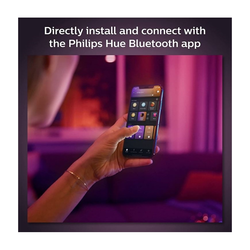 Philips - LED RGB Dimmelhető csillár zsinórob sínrendszerhez Hue PERIFO LED RGB/5,2W/24V 2000-6500K