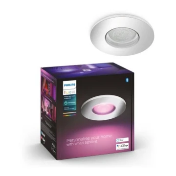Philips - LED RGB Dimmelhető fürdőszobai lámpa Hue XAMENTO 1xGU10/5,7W/230V IP44 2000-6500K