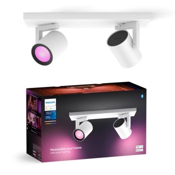 Philips - LED RGBW Dimmelhető spotlámpa Hue ARGENTA 2xGU10/4,2W/230V 2000-6500K