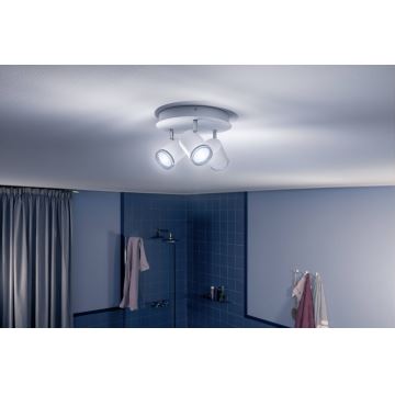 Philips - LED Szabályozható fürdőszobai lámpa Hue ADORE 3xGU10/5W/230V IP44 + távirányítás