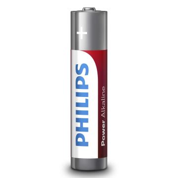 Philips LR03P4F/10 - 4 db alkáli elem AAA POWER ALKALINE 1,5V 1150mAh