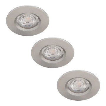 Philips - PACK 3x LED Dimmelhető fürdőszobai lámpa LED/5W/230V 2,700K IP65