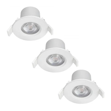 Philips - PACK 3x LED szabályozható fürdőszobai lámpa 3xLED / 5W / 230V 2700K IP65