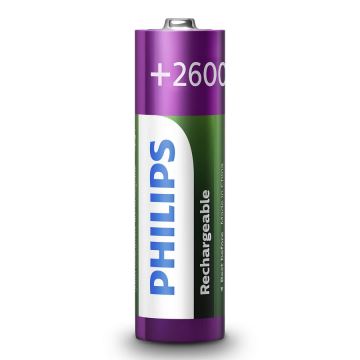 Philips R6B2A260/10 - 2 db tölthető elem AA MULTILIFE NiMH/1,2V/2600 mAh