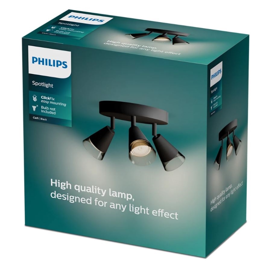 Philips - Spotlámpa CLEFT 3xGU10/5W/230V