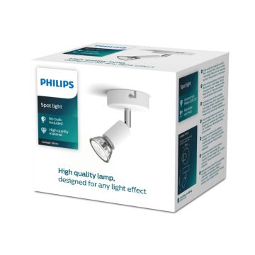 Philips - Spotlámpa 1xGU10/50W/230V fehér
